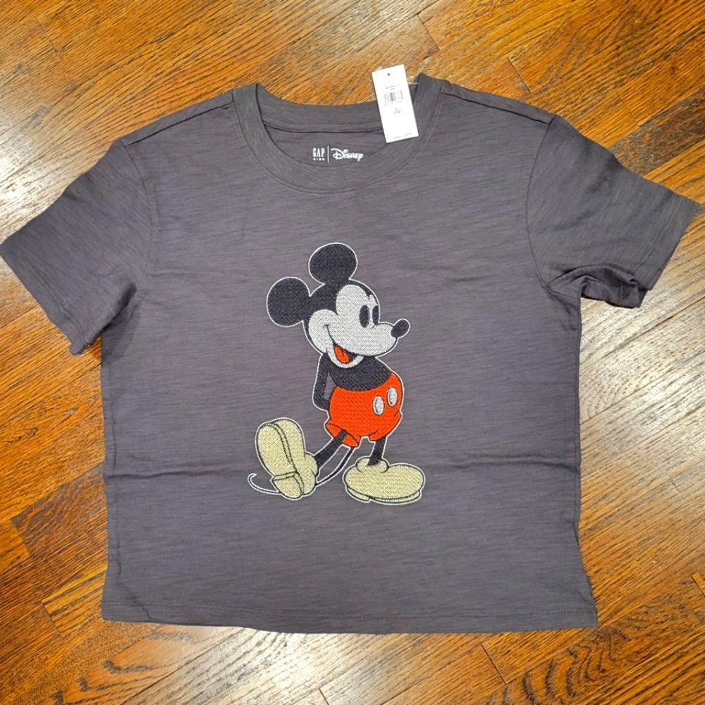 GAP Kids Disney Mickey Mouse Tee Girls size L 10 NWT